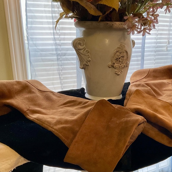 Suede Knee -High Boots - Picture 2 of 5